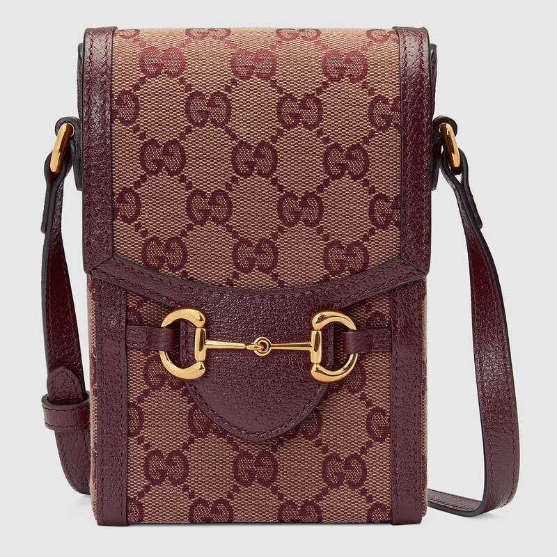 Gucci Horsebit 1955 Mini Shoulder Bag 625615 Burgundy